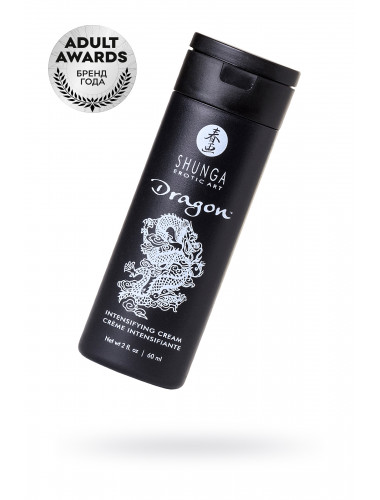 Интимный крем для пар shunga dragon sensitive эффект "ледяного огня" 60 мл
