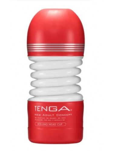 Мастурбатор tenga rolling head cup вращающаяся головка красный
