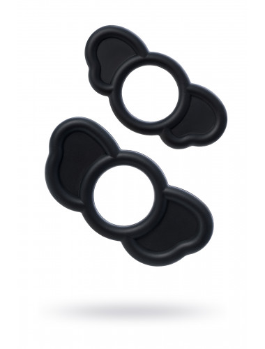 Набор эрекционных колец sexus men elephant rings чёрный
