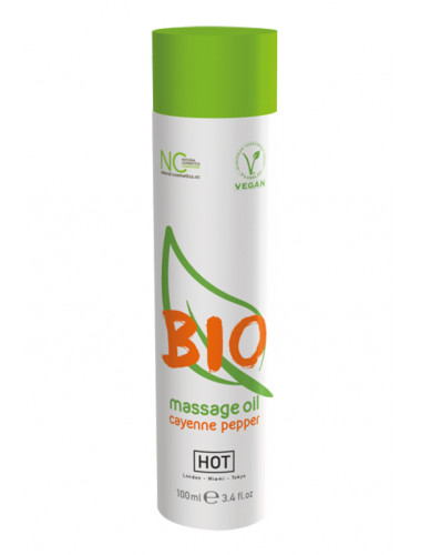 Массажное масло hot bio massage oil cayenne pepper 100 мл